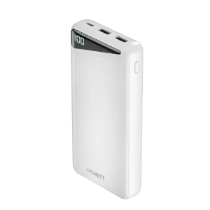 20,000 mAh Power Bank - White