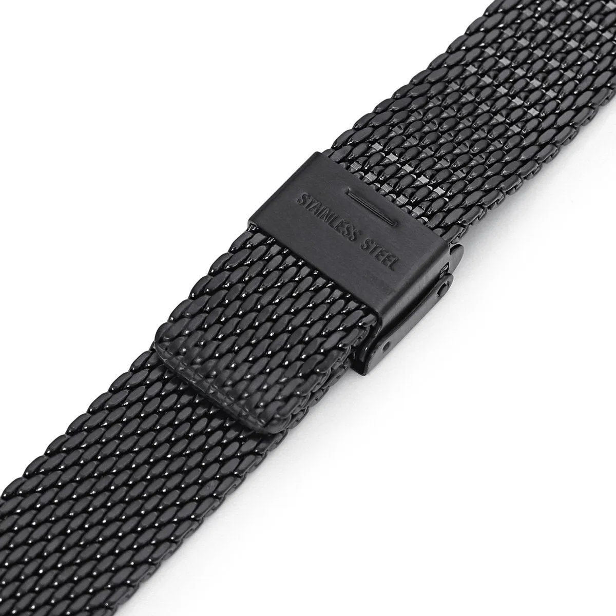 20mm Milanese Bony Wire Mesh Band, PVD Black