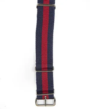 20mm Red and Navy NATO Watch Strap