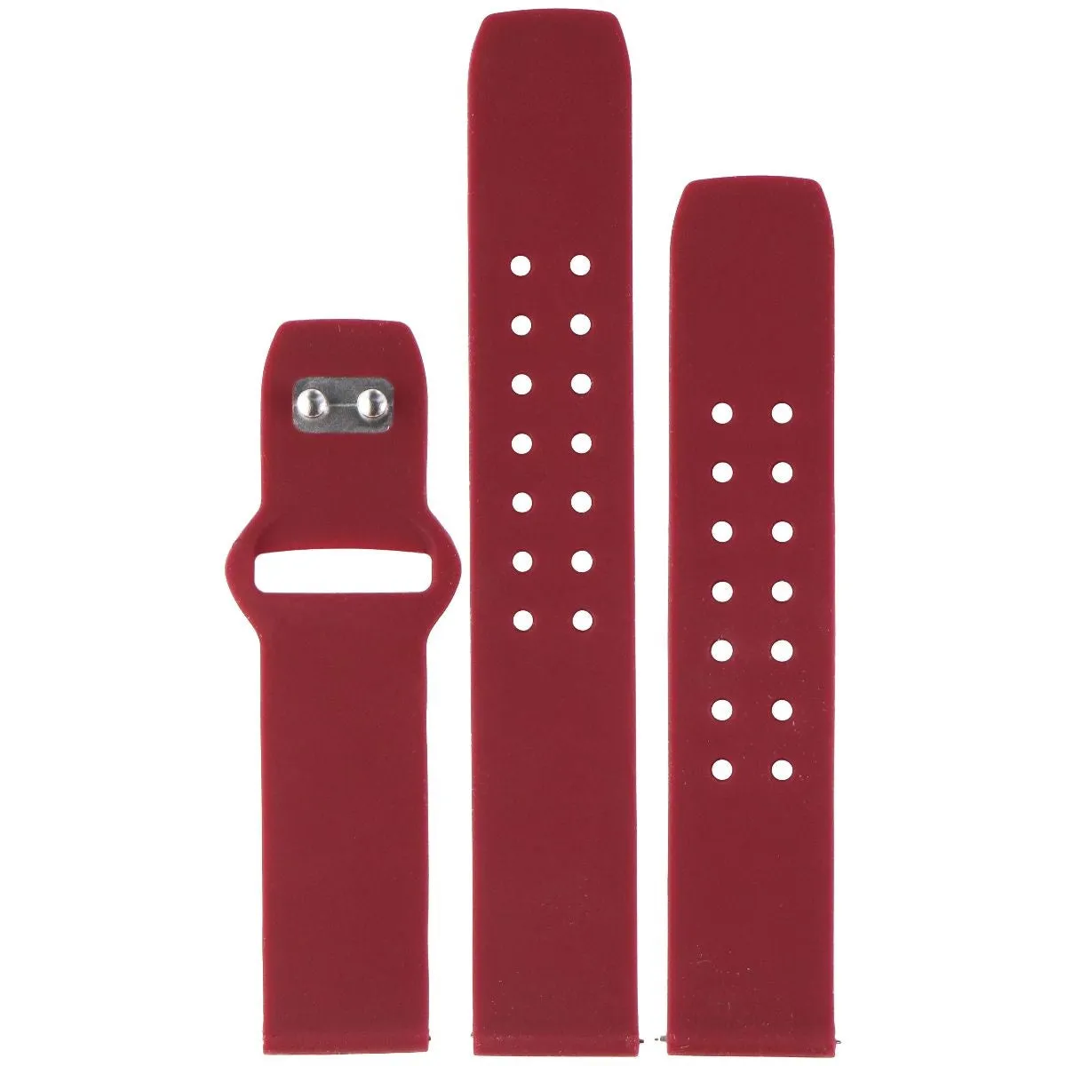 Affinity 22mm Silicone Band for Smartwatches, Watches & More - Maroon