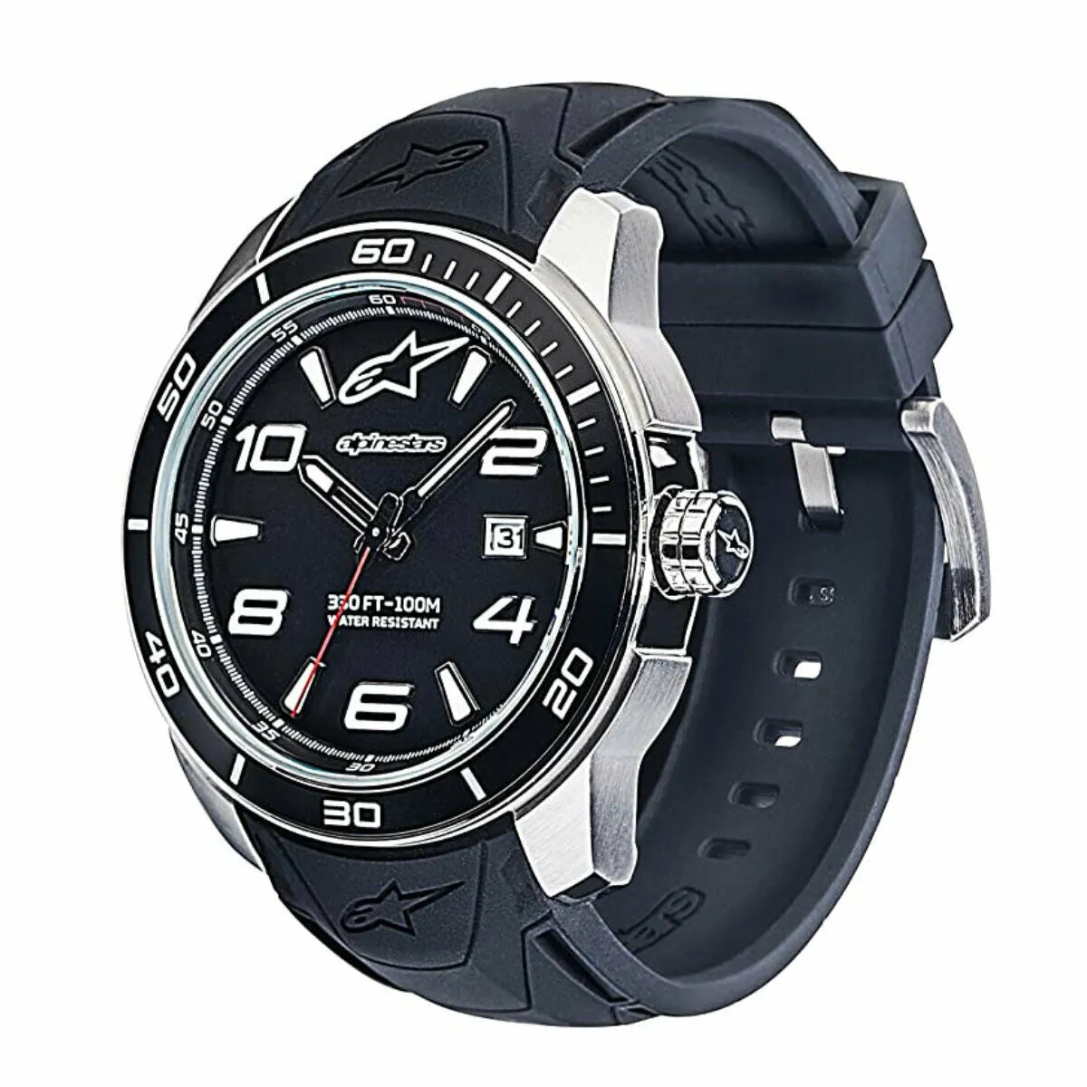 Alpinestars Tech 3H Waterproof Watch - Black / Steel