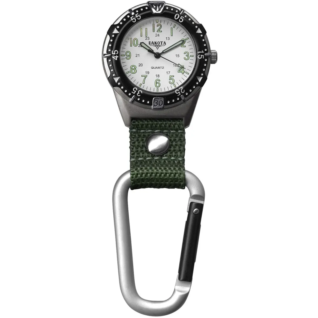 Aluminum Backpacker Carabiner Watch