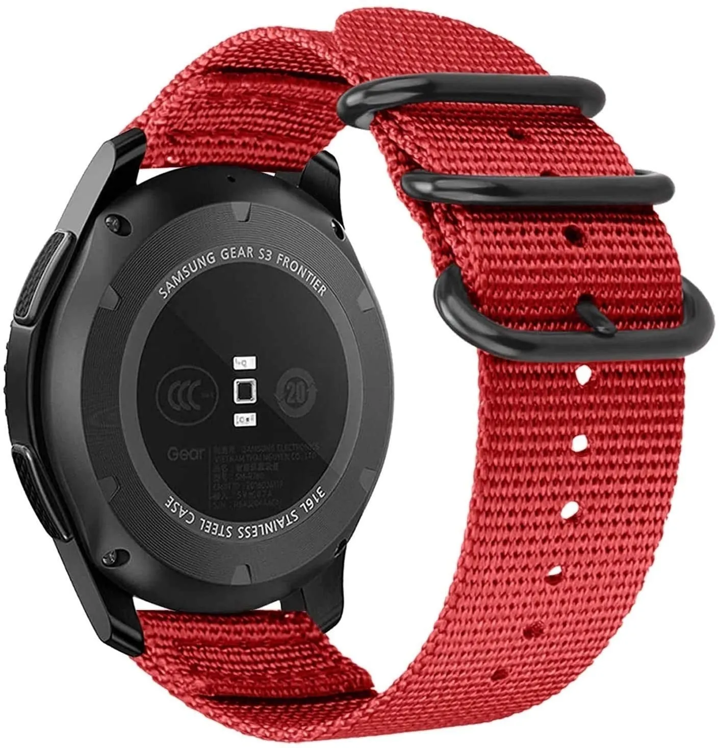 Amazfit GTS 2 Nylon Strap with Buckle (Red)