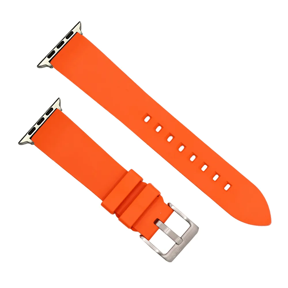 Apple Band Smooth Rubber - Orange