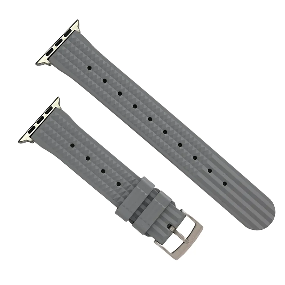 Apple Band Waffle Rubber - Gray