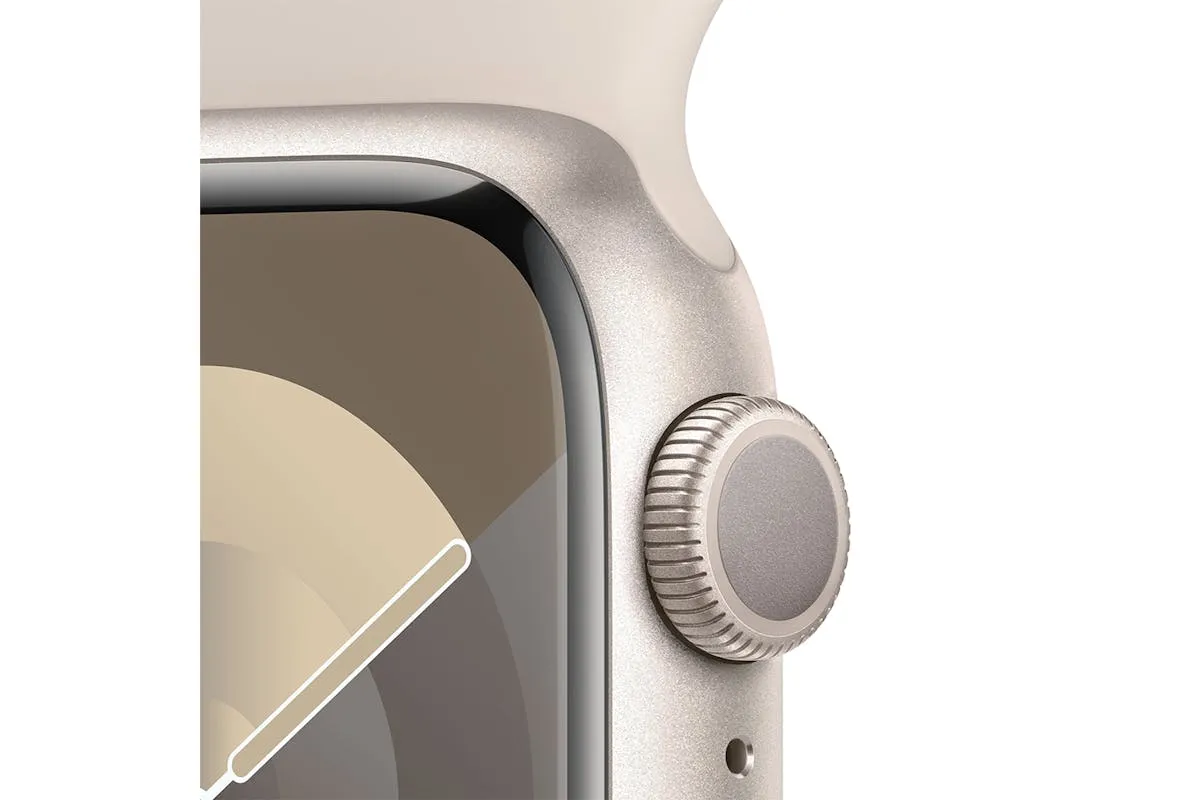 Apple Watch Series 9 | 41mm | Starlight Aluminium Starlight Sport Band S/M