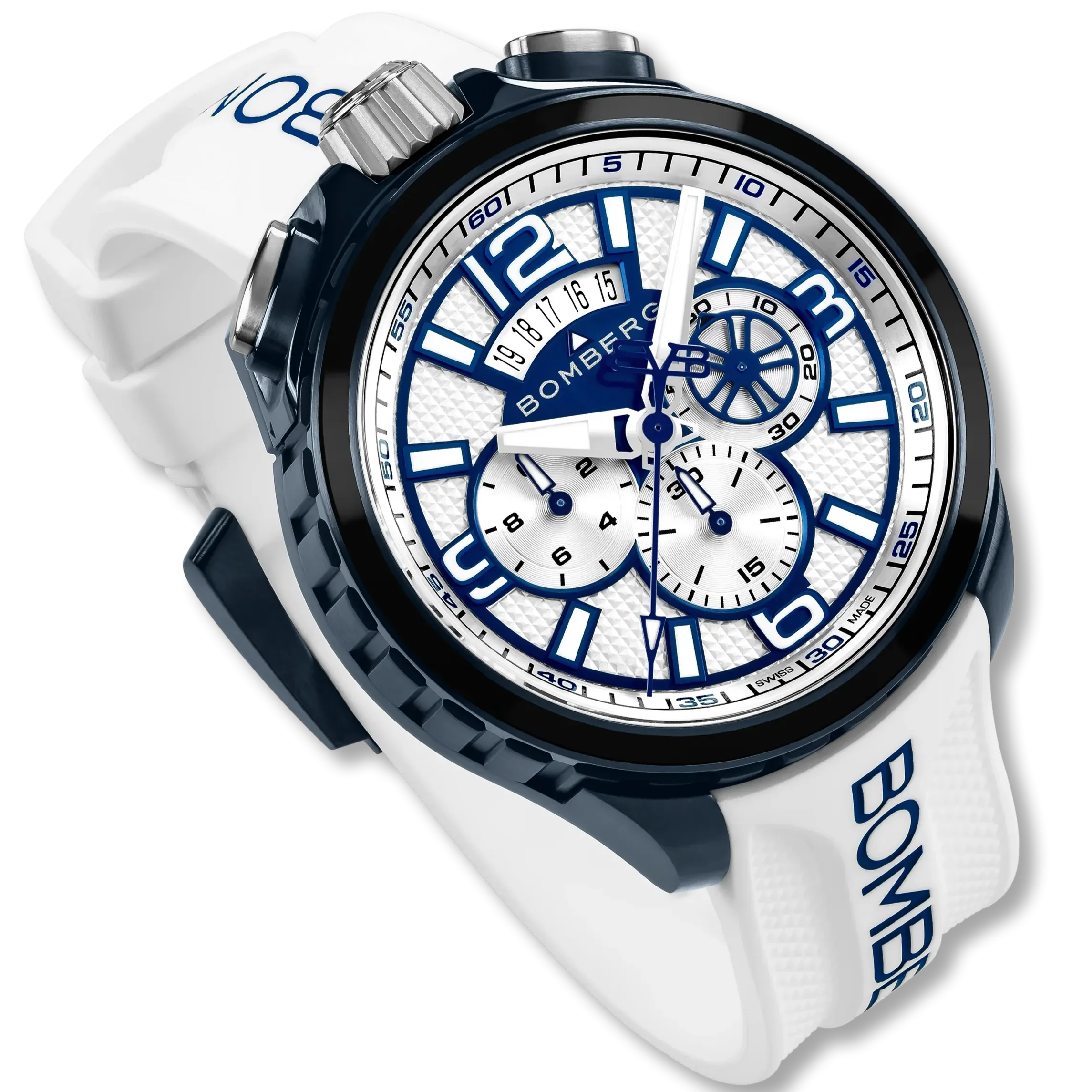 Bomberg La Blanche Men's White Watch BS45CHPBL.064-5.12