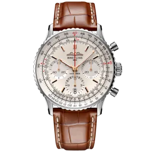 Breitling Navitimer B01 41mm Watch with Silver Dial