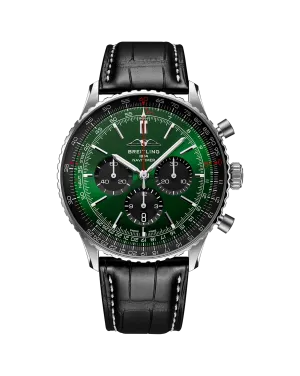 Breitling Navitimer B01 46mm Watch with Green Dial