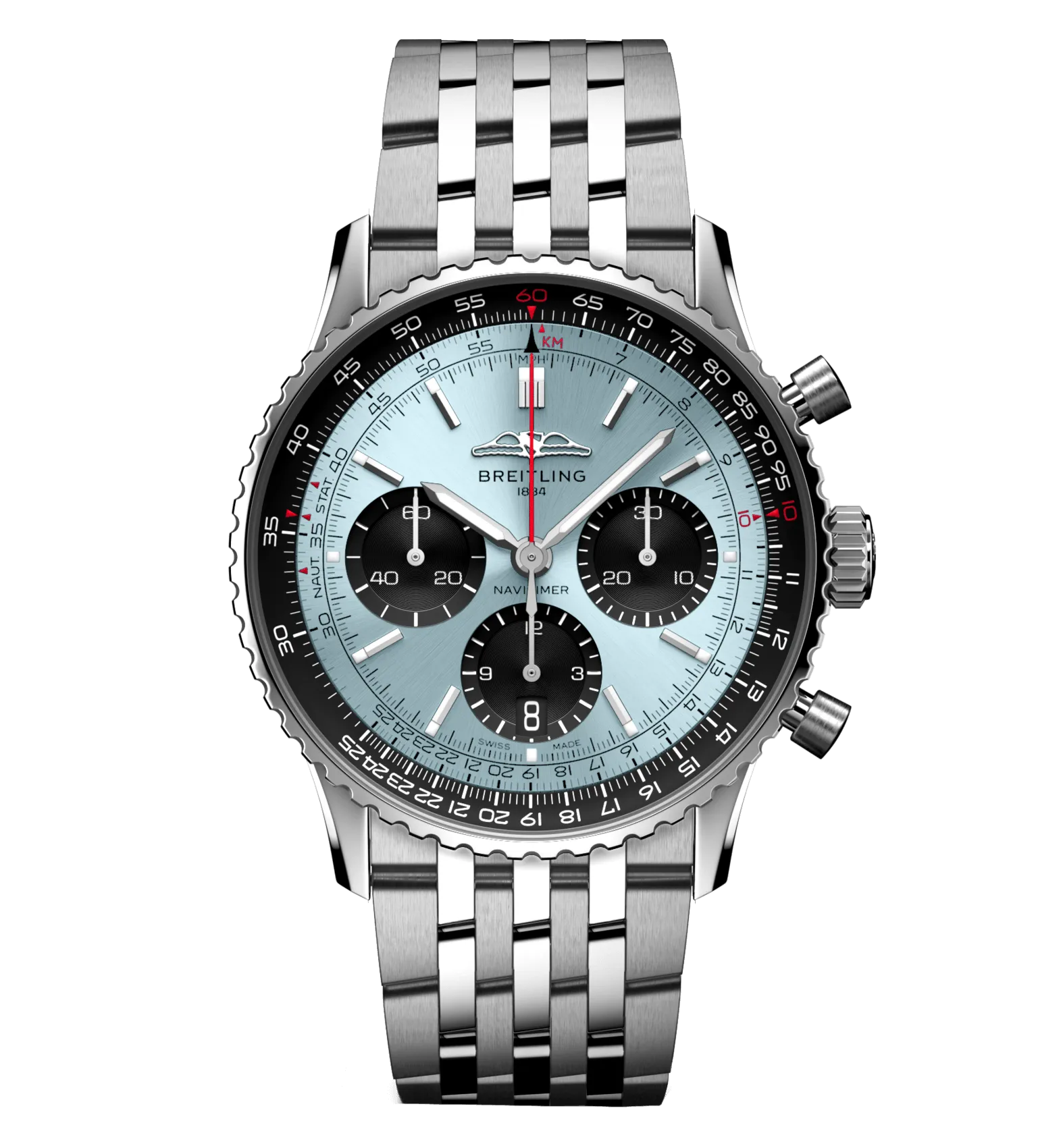 Breitling Navitimer B01 Chronograph 41 Watch with Ice Blue Dial