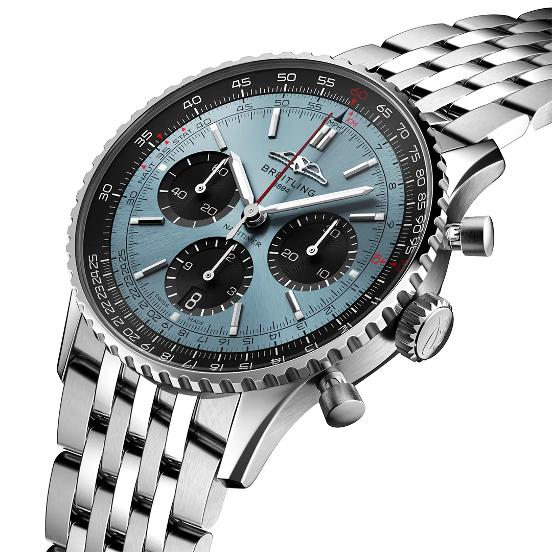 Breitling Navitimer B01 Chronograph 41 Watch with Ice Blue Dial