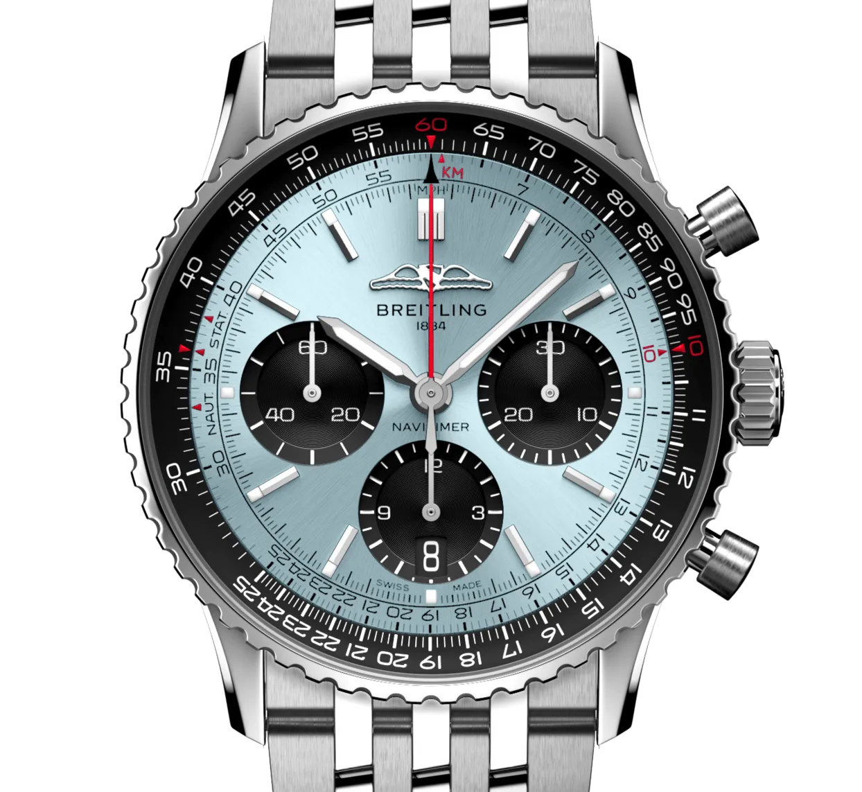 Breitling Navitimer B01 Chronograph 41 Watch with Ice Blue Dial