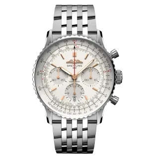 Breitling Navitimer B01 Chronograph 41 Watch with Ivory Dial