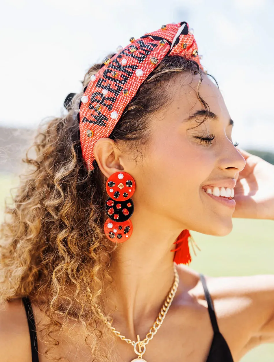 Brianna Cannon "Wreck'em Tech" Cross Stitch Jeweled Headband