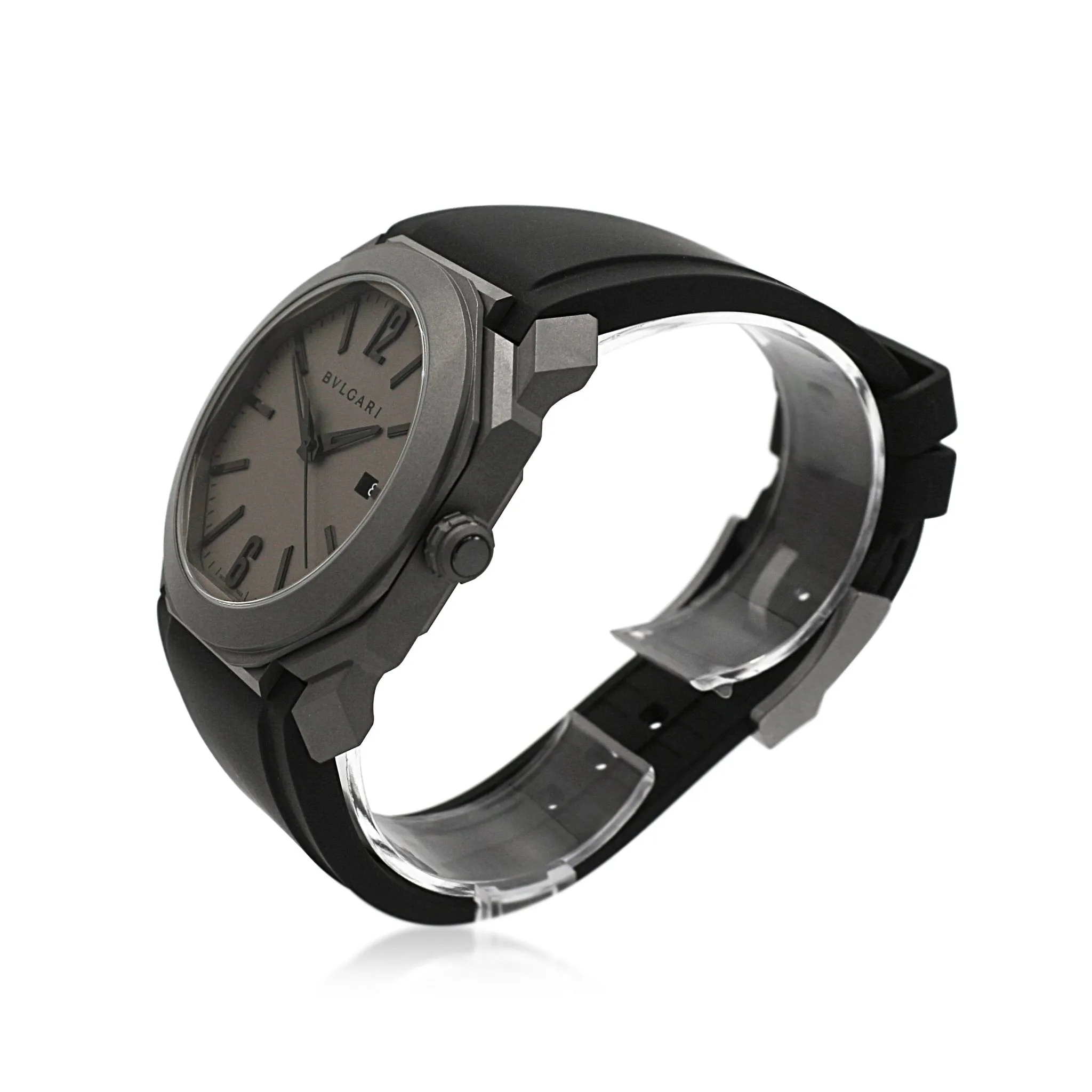 BVLGARI Octo 41mm Titanium Automatic Strap Watch