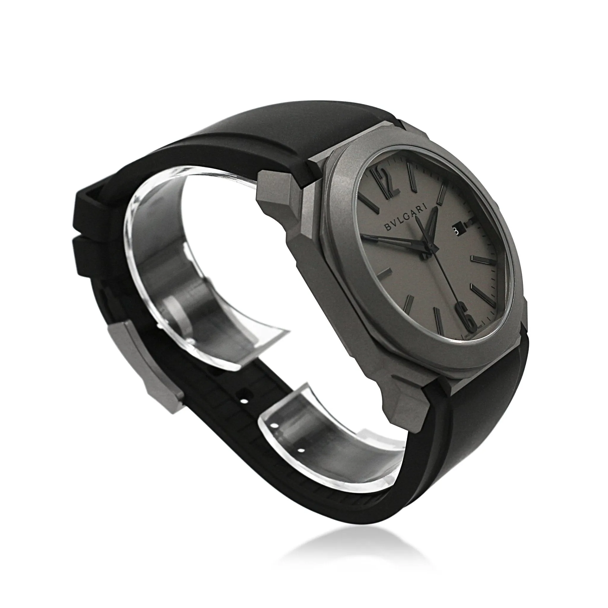 BVLGARI Octo 41mm Titanium Automatic Strap Watch