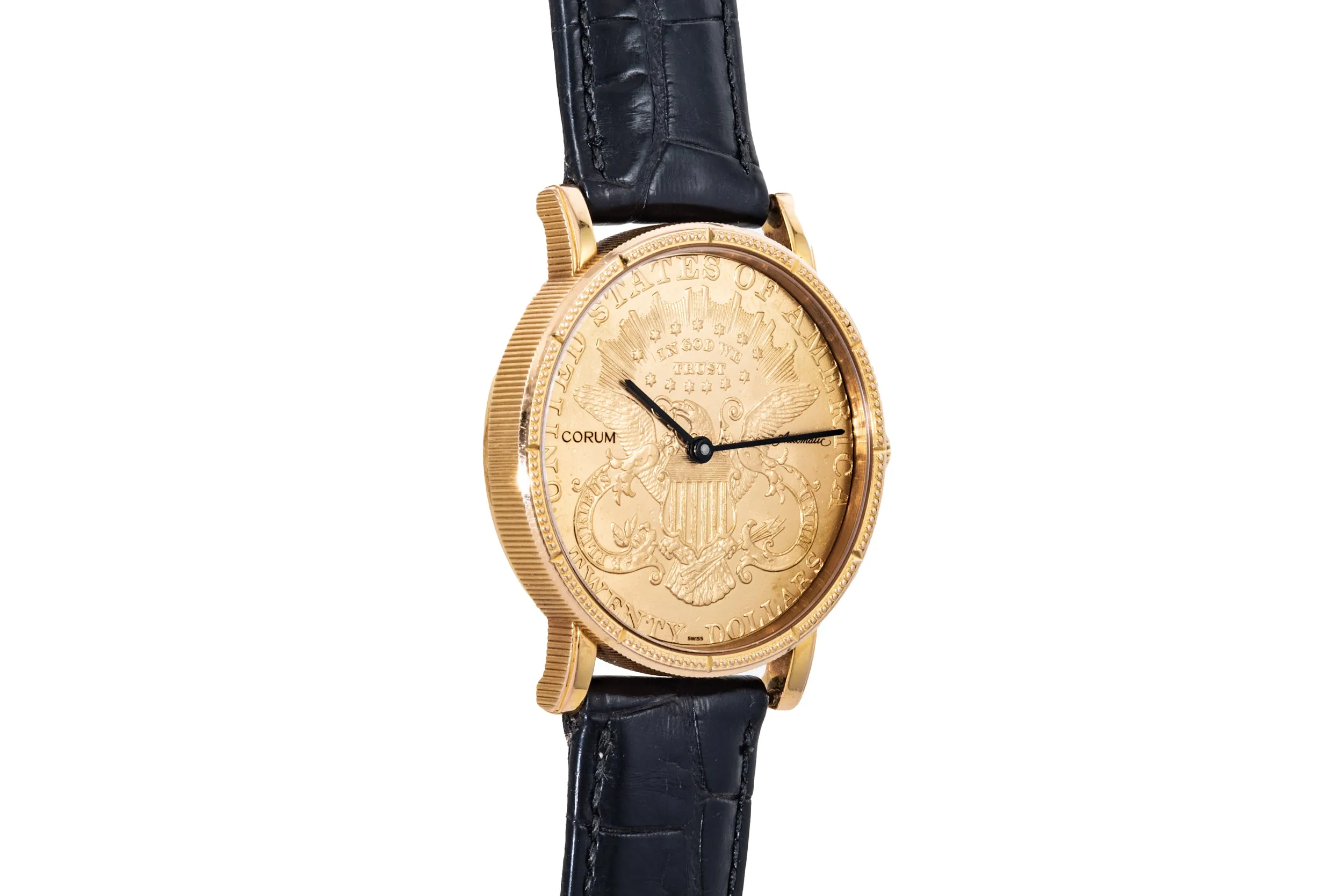 Corum United States 1904 Yellow Gold Coin Watch