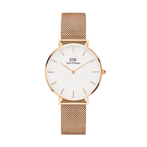 Daniel Wellington Petite 32 Melrose Rose Gold & White Watch