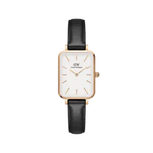 Daniel Wellington Quadro 20X26 Pressed Sheffield Rose Gold & White Watch