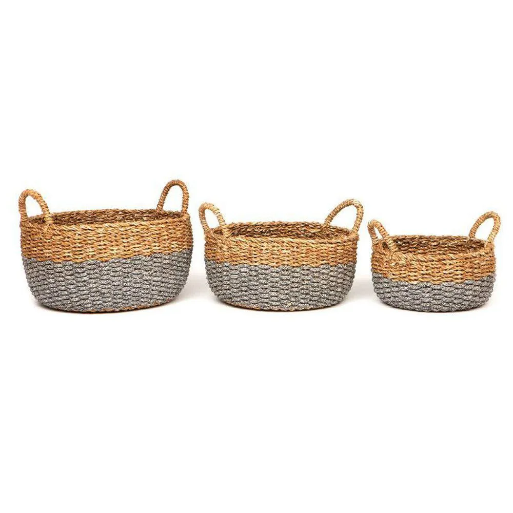 Dohar Medium Round Seagrass Storage Basket