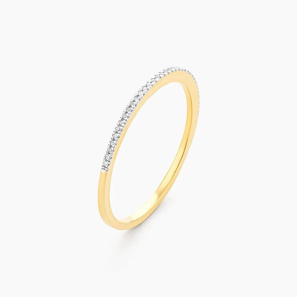 Ella Stein Oval Triple Stackable Ring Set in Gold - Size 5