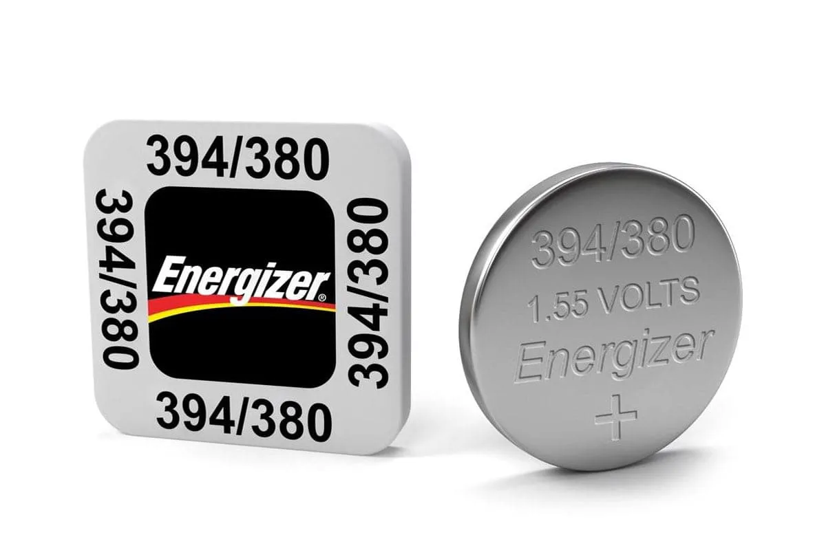 Energizer S72 394/380 Silver Oxide Coin Cell Battery