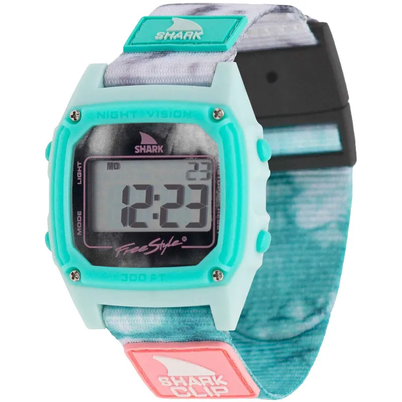 Freestyle Shark Classic Clip Watch-Tie-Dye Aqua Cloud