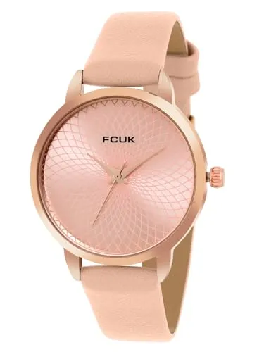 French Connection Analog Pink Dial Women's Watch-FK00023D