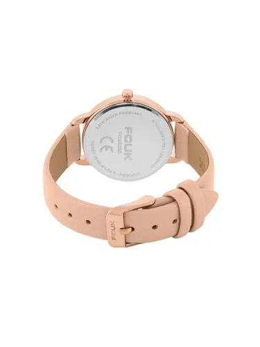 French Connection Analog Pink Dial Women's Watch-FK00023D