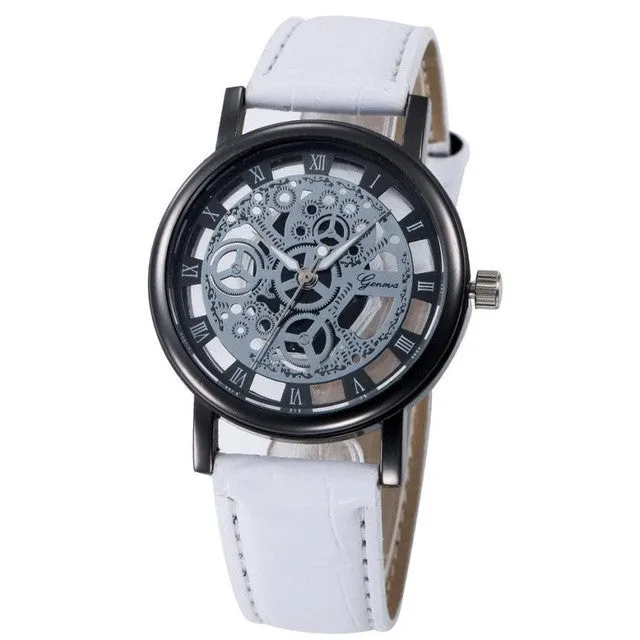 Genvivia Luxury Quartz Stainless Steel Wrist Watches