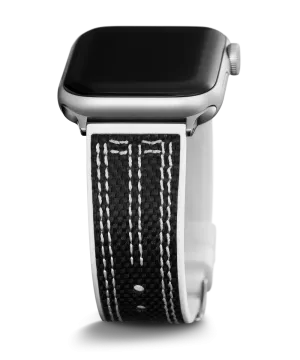 GUESS Nylon on Silicone Band for Apple 42-44 mm Watch