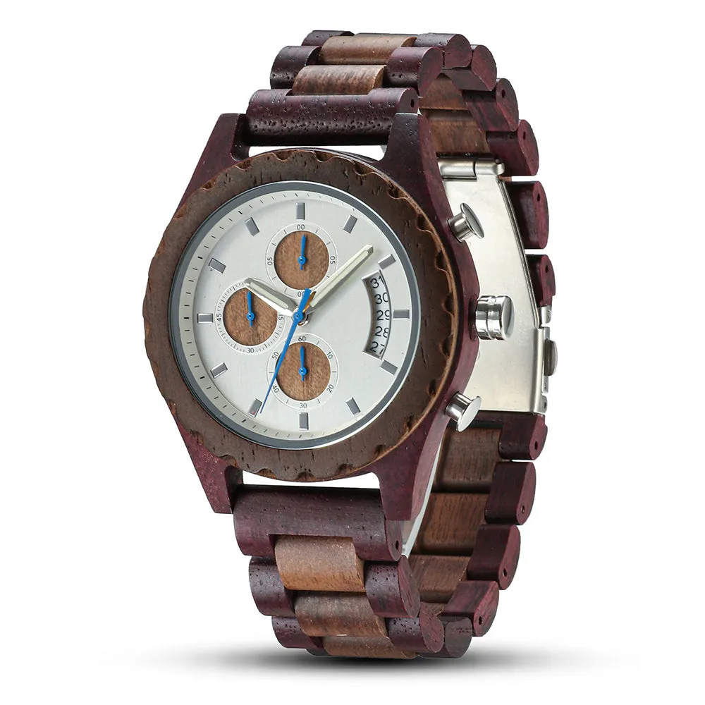 Havasu - Violet & Walnut Chronograph