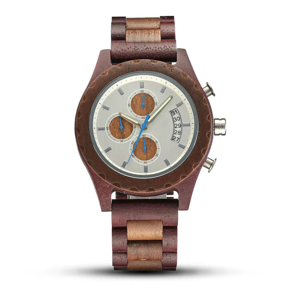 Havasu - Violet & Walnut Chronograph