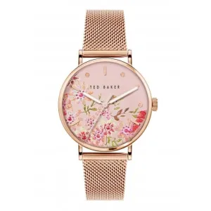 Ladies Phylipa Stainless Steel Rose Gold-Tone Watch BKPPHS237