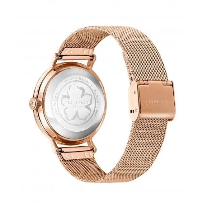 Ladies Phylipa Stainless Steel Rose Gold-Tone Watch BKPPHS237