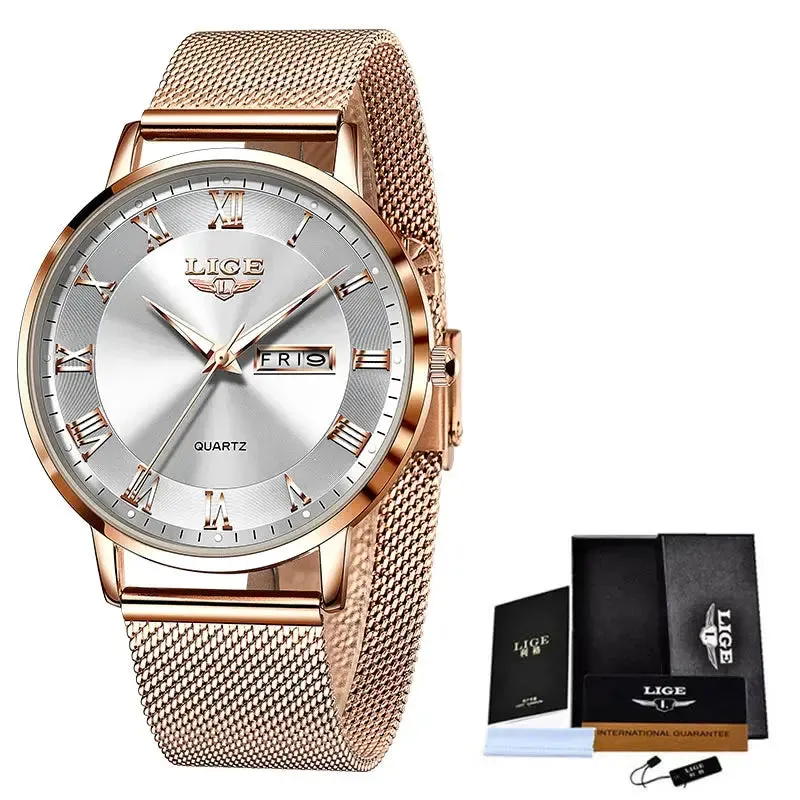 LIGE Women Luxury Watch