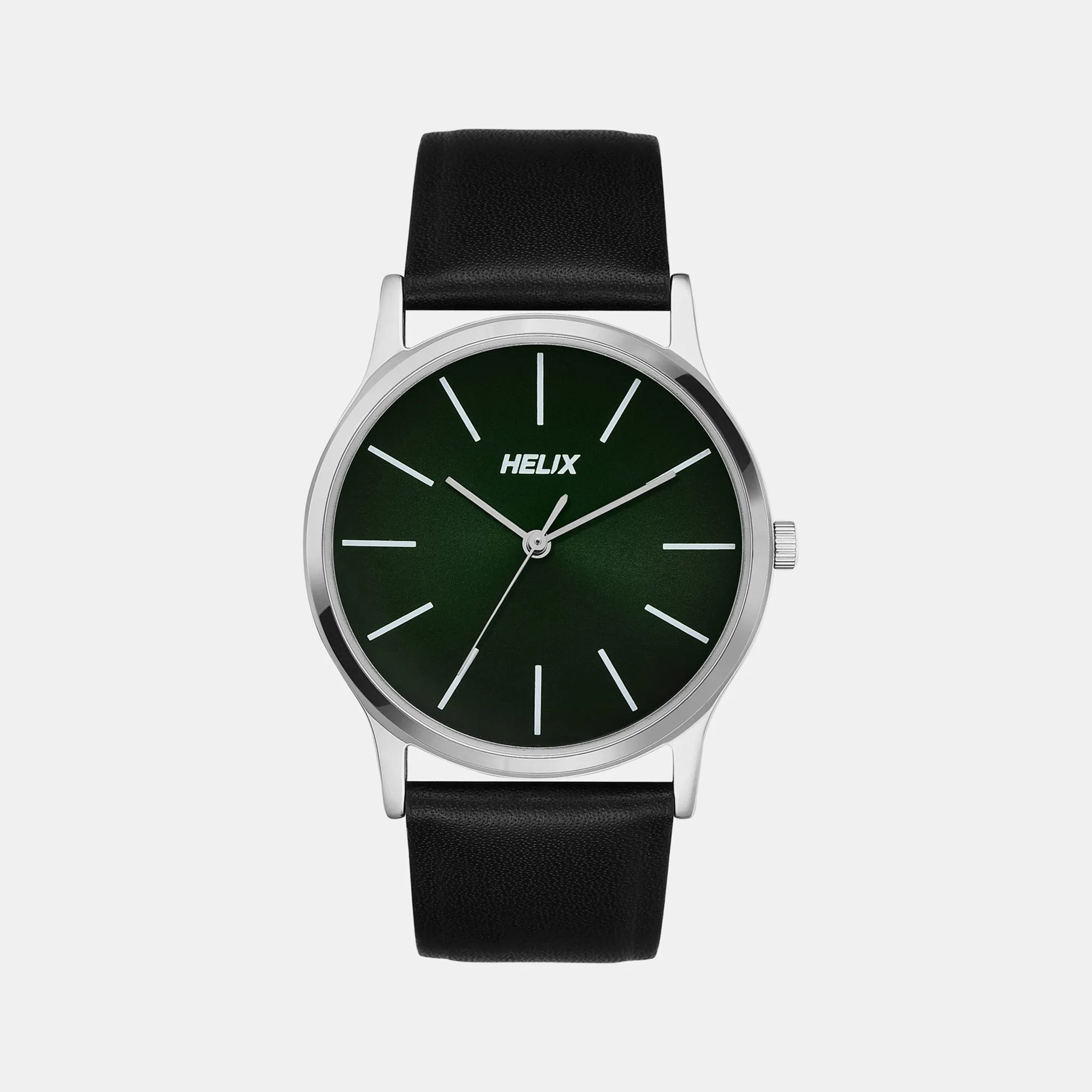 Men's Green Analog Leather Watch TW054HG01