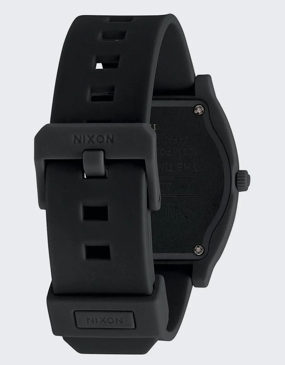 Nixon Time Teller P Corp Watch - Matte Black/White