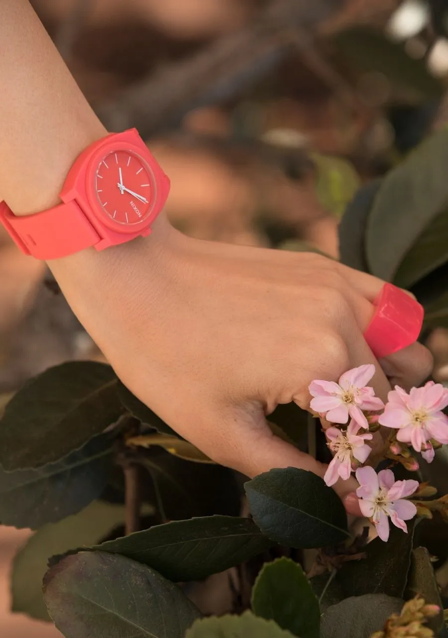 Nixon Time Teller P Watch-Matte Coral