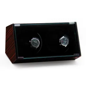 Rotations High Gloss Ebony Finish Quad Watch Winder