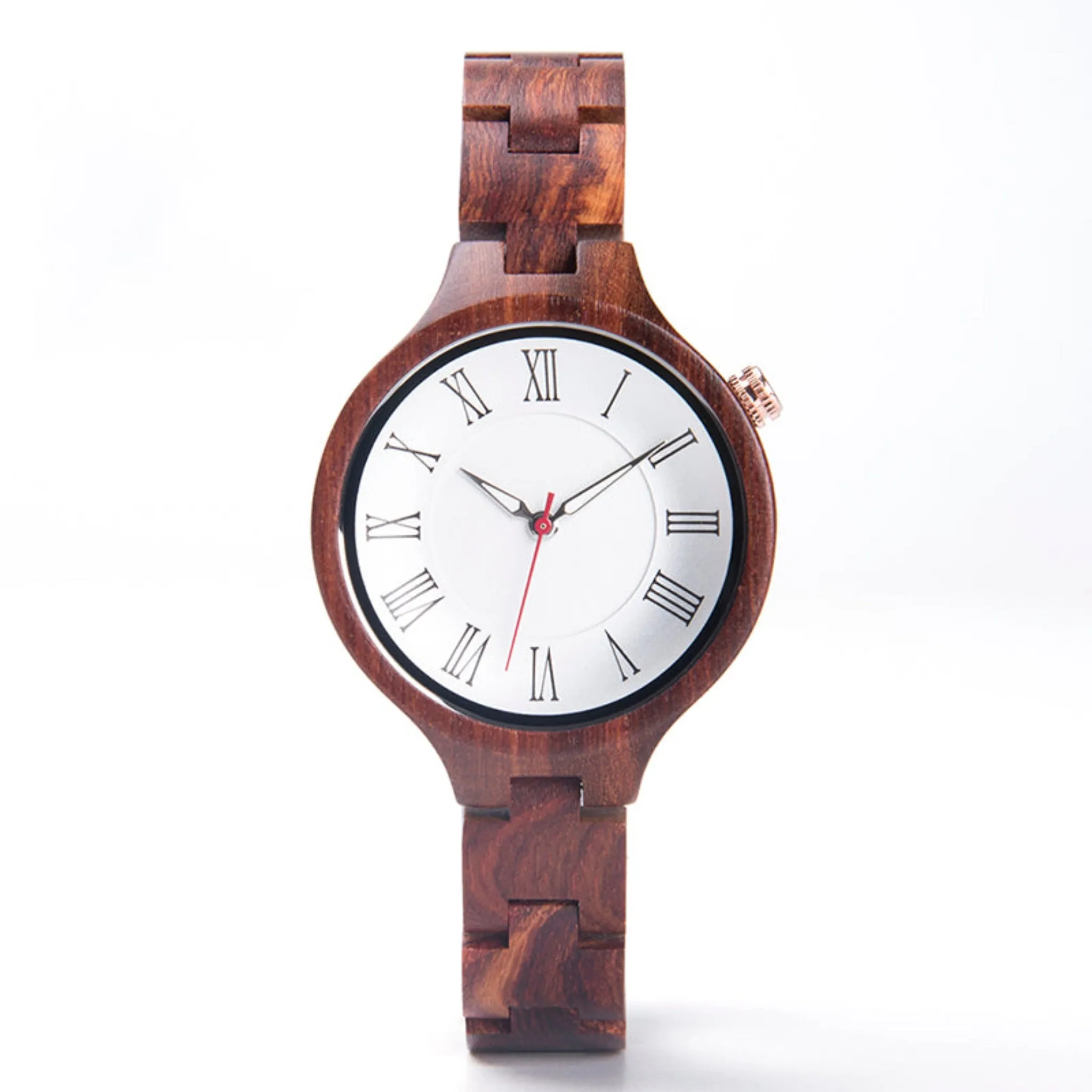 Selenge - Red Sandalwood Minimal Watch