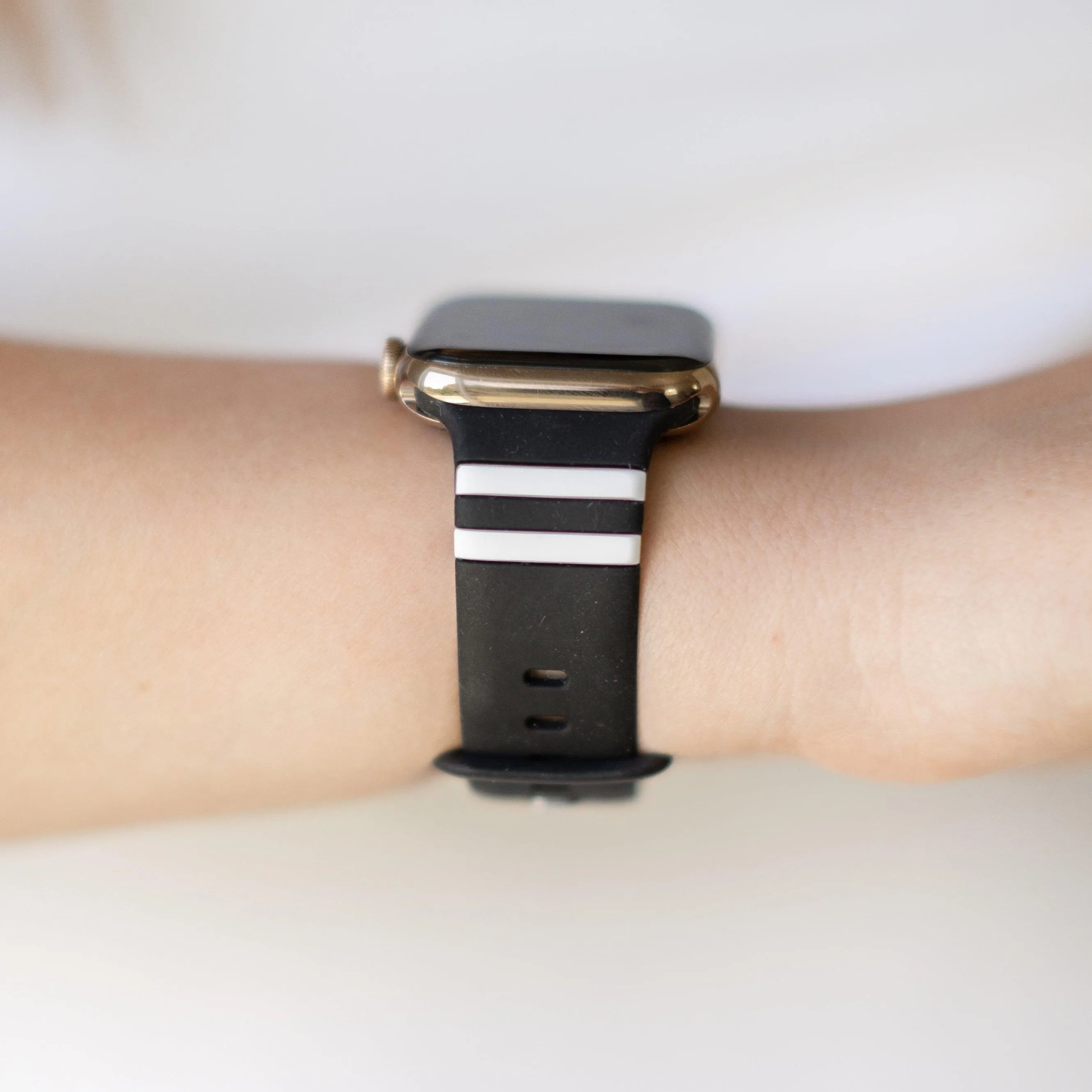 Skylar Black & White Apple Watch Band