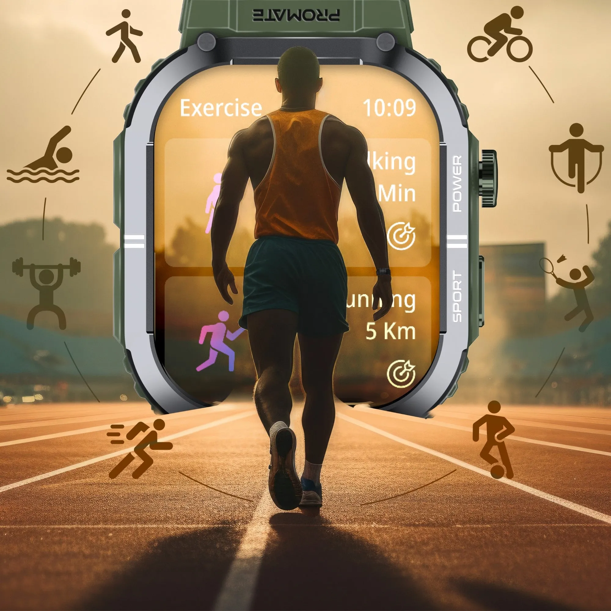 SportFit™ Tough-Built Smartwatch with BT Calling