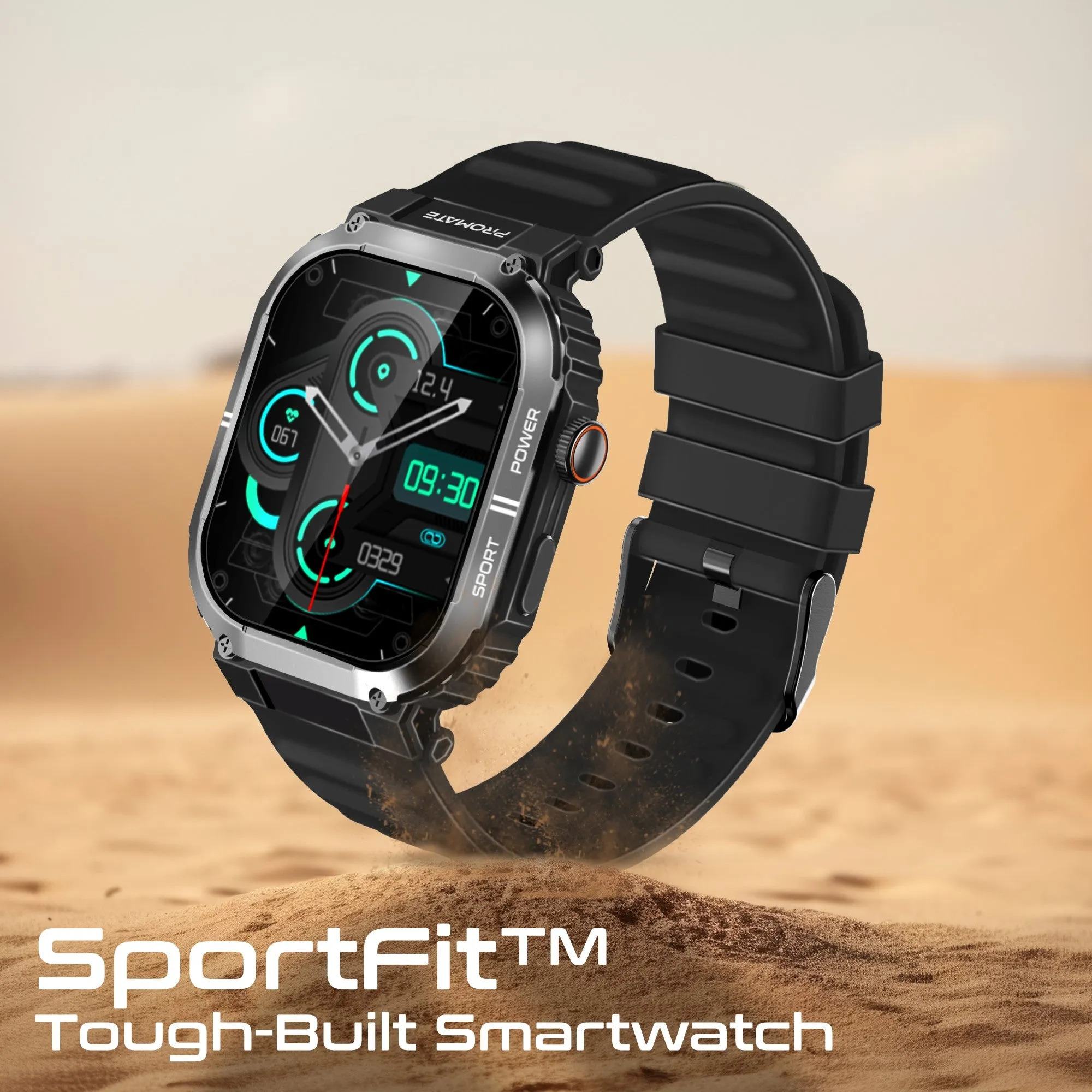 SportFit™ Tough-Built Smartwatch with BT Calling