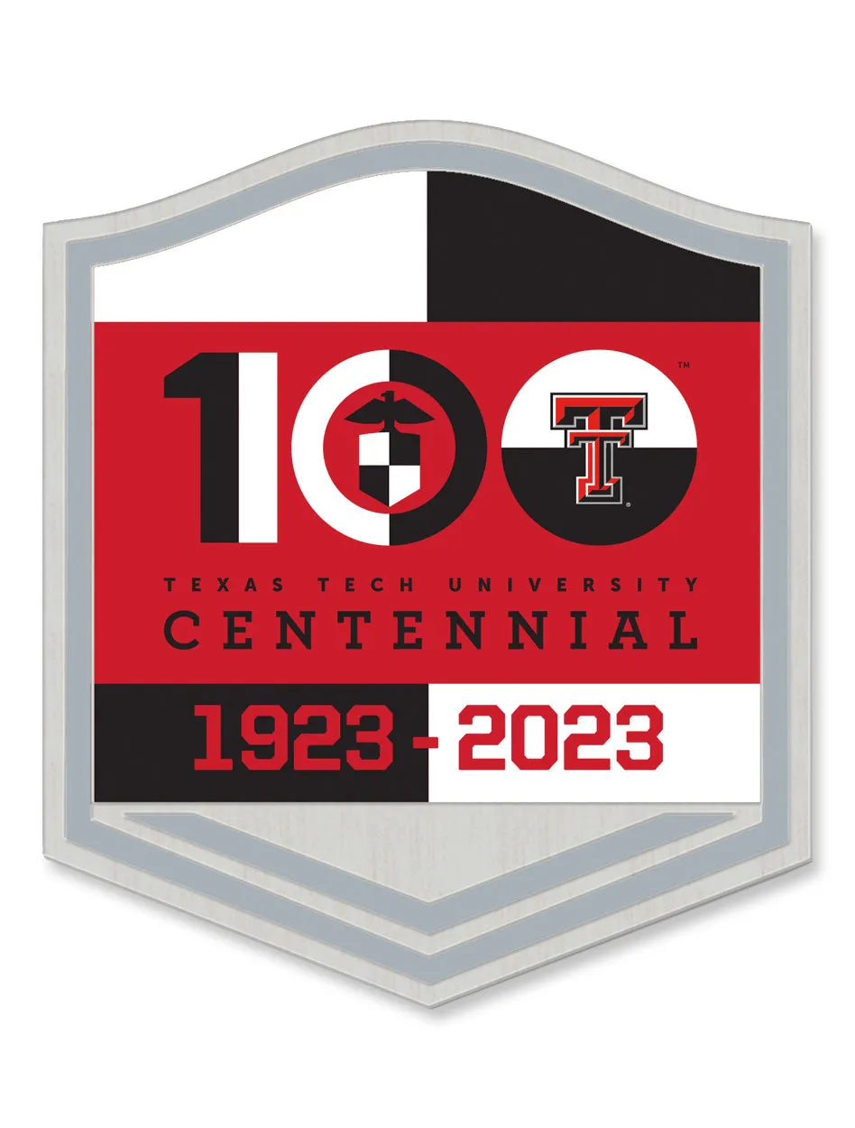 Texas Tech Red Raiders 100 Year Anniversary Collector's Lapel Pin