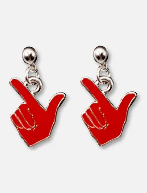 Texas Tech Red Raiders Guns Up Earrings