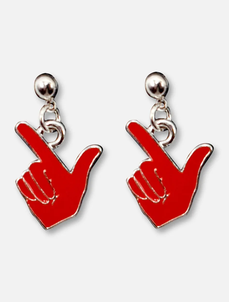 Texas Tech Red Raiders Guns Up Earrings