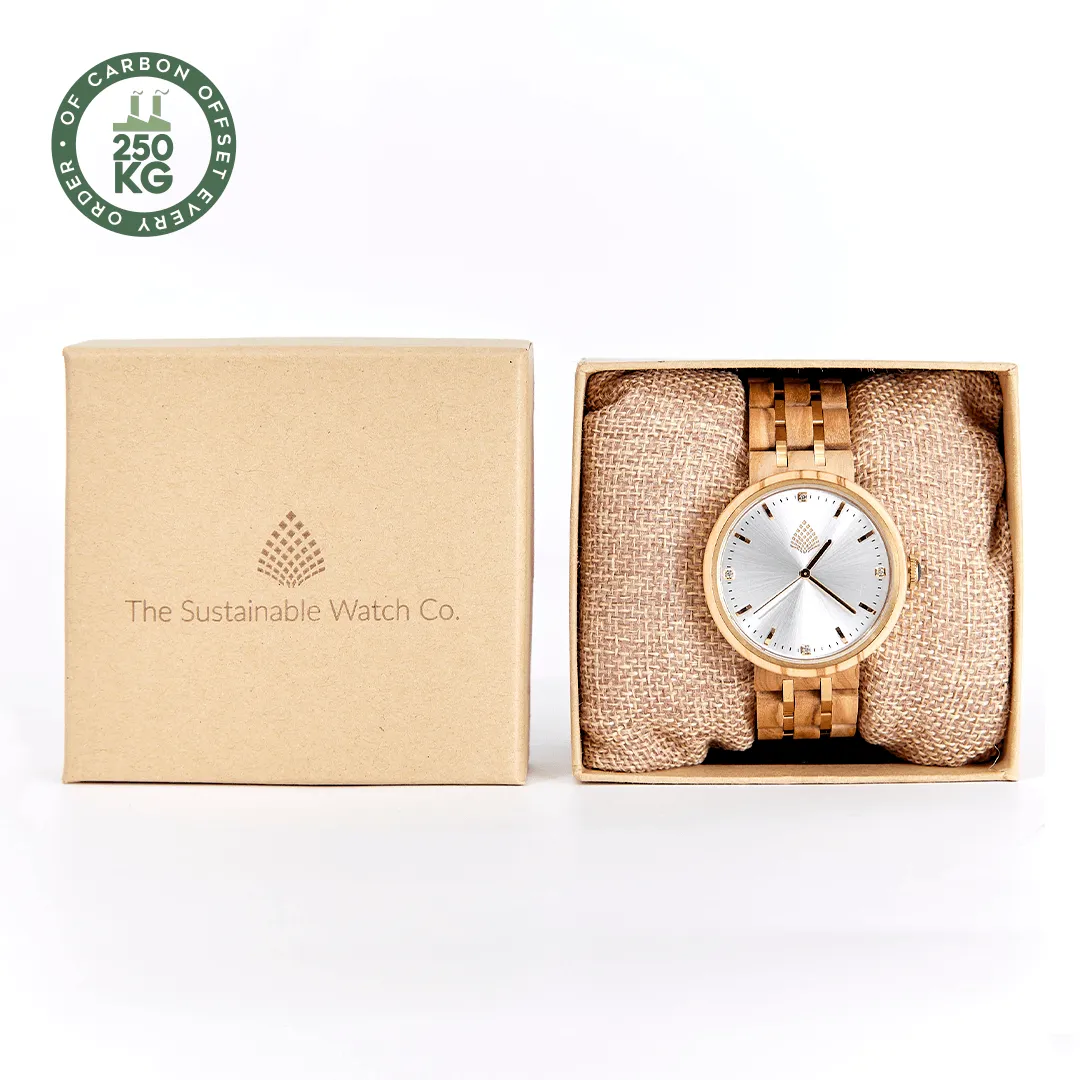 The Teak Vegan Wooden Watch | Beige