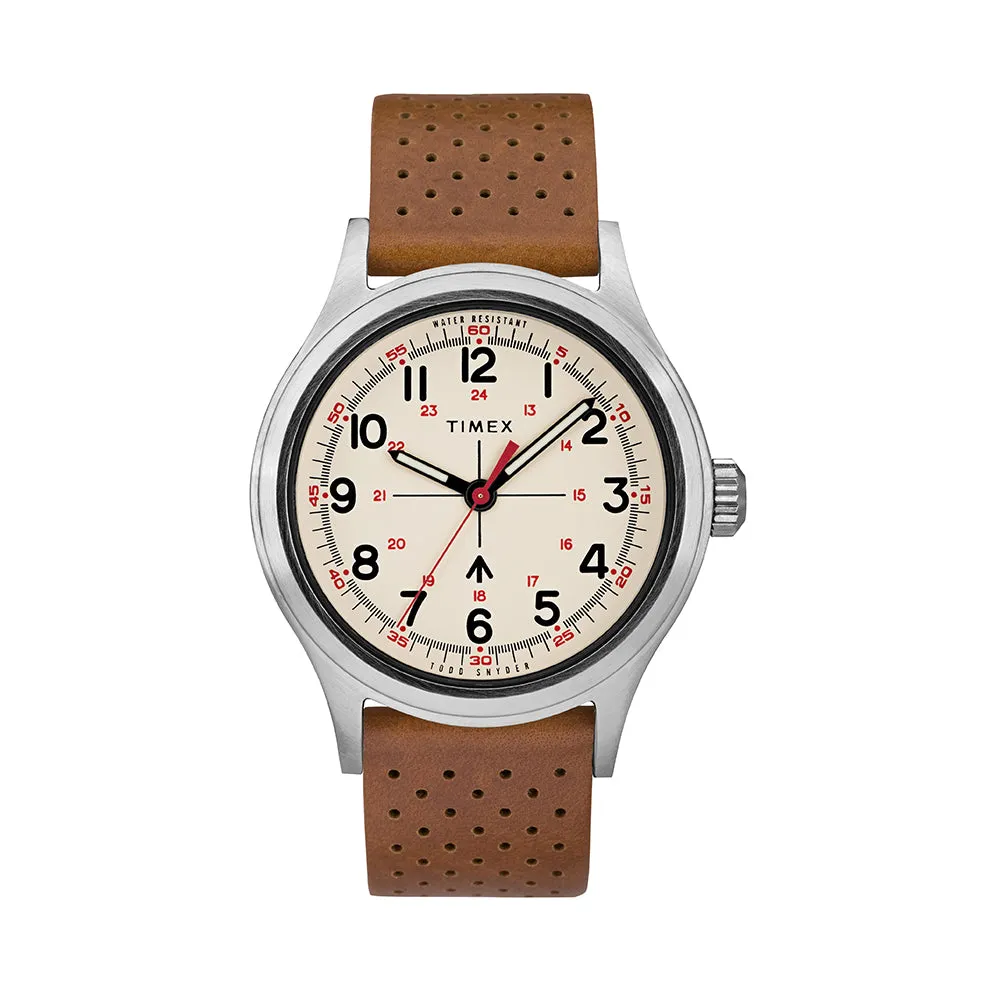 Timex x Todd Snyder 3-Hand 40mm Leather Band