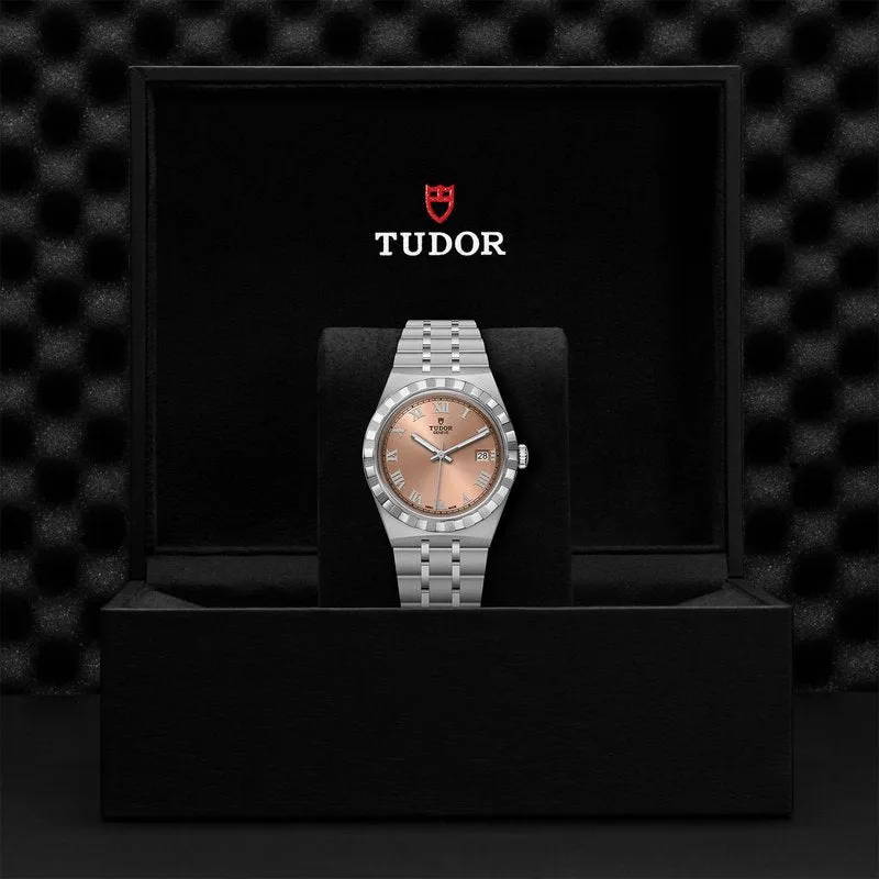 TUDOR Royal 38mm Case, Salmon Dial, Steel Bracelet (M28500-0007)